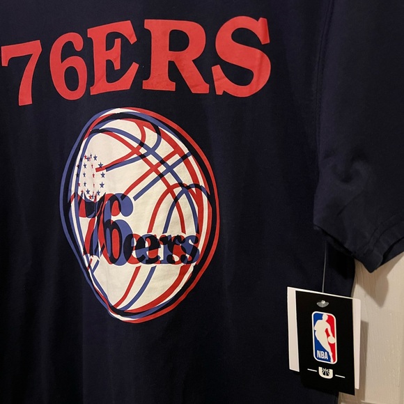 Philadelphia 76ers Shirt Men's Medium Embiid 76ers NWT - Picture 2 of 4